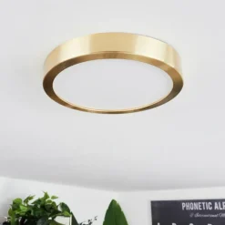 Plafonnier Finsrud LED Or, 1 lumière