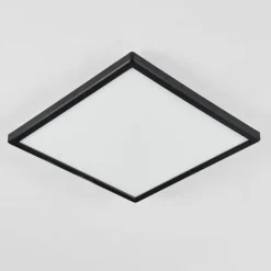 Plafonnier Folgares LED Noir, 1 lumière