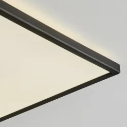 Plafonnier Folgares LED Noir, 1 lumière