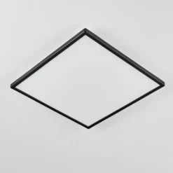 Plafonnier Folgares LED Noir, 1 lumière