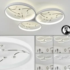 Plafonnier Fombillou LED Blanc, 1 lumière