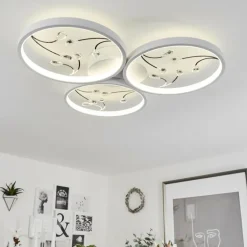 Plafonnier Fombillou LED Blanc, 1 lumière