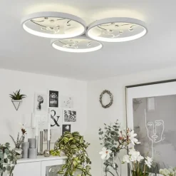 Plafonnier Fombillou LED Blanc, 1 lumière