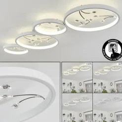 Plafonnier Fombillou LED Blanc, 1 lumière