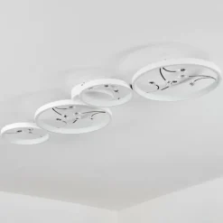 Plafonnier Fombillou LED Blanc, 1 lumière