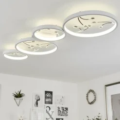 Plafonnier Fombillou LED Blanc, 1 lumière