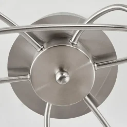 Plafonnier Frans LED Nickel mat, 1 lumière