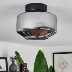 Plafonnier Gondim Fumé, 1 lumière