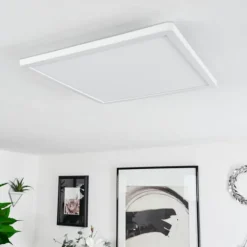 Plafonnier Hortinhas LED Blanc, 1 lumière, Télécommandes, Changeur de couleurs