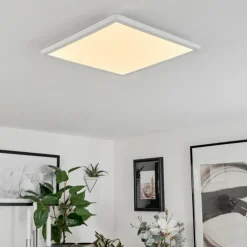 Plafonnier Hortinhas LED Blanc, 1 lumière, Télécommandes, Changeur de couleurs