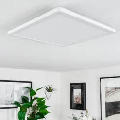 Plafonnier Hortinhas LED Blanc, 1 lumière, Télécommandes, Changeur de couleurs