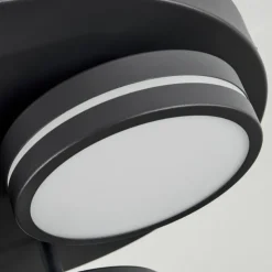 Plafonnier Huallilemu LED Noir, 3 lumières