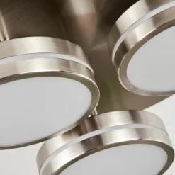 Plafonnier Huallilemu LED Nickel mat, 3 lumières