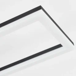 Plafonnier Hyacinthe LED Noir, 1 lumière, Télécommandes