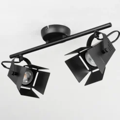 Plafonnier Isanay Noir, 2 lumières