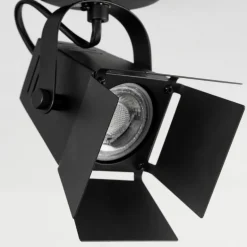 Plafonnier Isanay Noir, 1 lumière