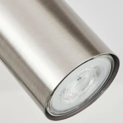 Plafonnier Javel Chrome, Nickel mat, 5 lumières