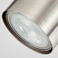 Plafonnier Javel Nickel mat, 6 lumières