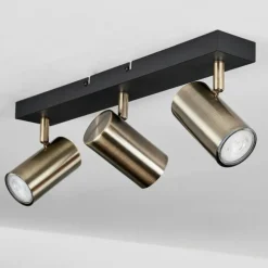 Plafonnier Javel Noir, 3 lumières