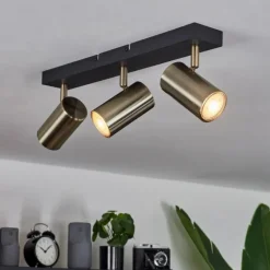 Plafonnier Javel Noir, 3 lumières