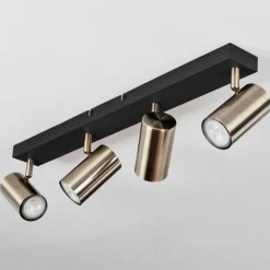 Plafonnier Javel Noir, 4 lumières