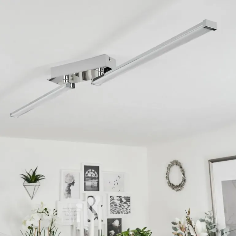 Plafonnier Kudus LED Chrome, 1 lumière