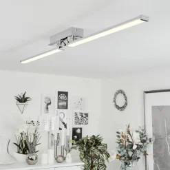 Plafonnier Kudus LED Chrome, 1 lumière