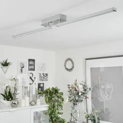 Plafonnier Kudus LED Chrome, 1 lumière