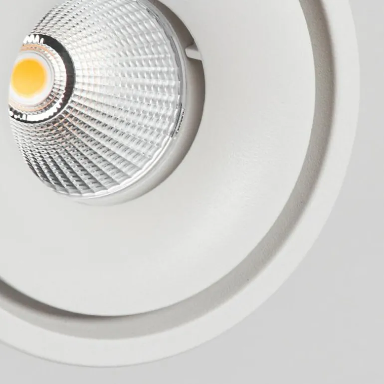 Plafonnier Laonsana LED Noir, Blanc, 1 lumière