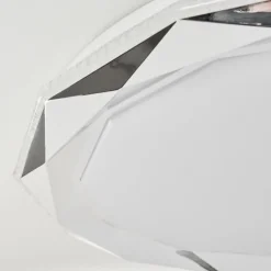 Plafonnier Lisei LED Blanc, 1 lumière, Télécommandes, Changeur de couleurs