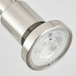 Plafonnier Lonquimay Nickel mat, 4 lumières