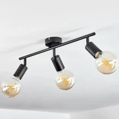 Plafonnier Maidford Noir, 3 lumières