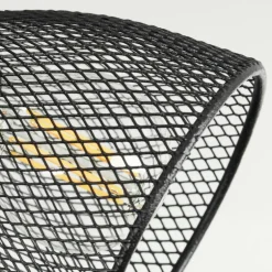 Plafonnier Malawi Noir, 1 lumière