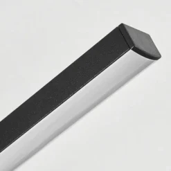 Plafonnier Meiral LED Bois clair, Noir, 2 lumières