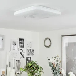 Plafonnier Melres LED Blanc, 1 lumière