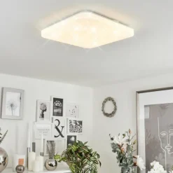 Plafonnier Melres LED Blanc, 1 lumière
