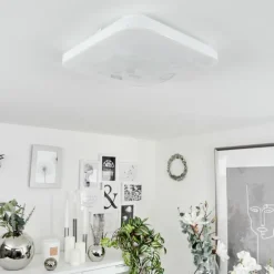 Plafonnier Melres LED Blanc, 1 lumière