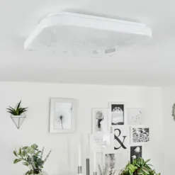 Plafonnier Melres LED Blanc, 1 lumière