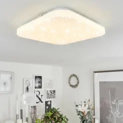 Plafonnier Melres LED Blanc, 1 lumière
