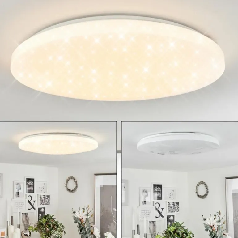 Plafonnier Melres LED Blanc, 1 lumière