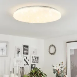 Plafonnier Melres LED Blanc, 1 lumière