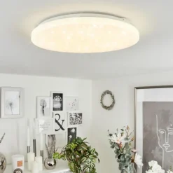 Plafonnier Melres LED Blanc, 1 lumière