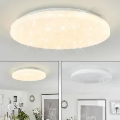 Plafonnier Melres LED Blanc, 1 lumière