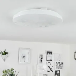 Plafonnier Melres LED Blanc, 1 lumière