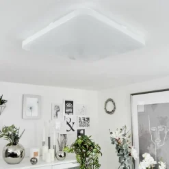 Plafonnier Melres LED Blanc, 1 lumière