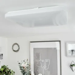 Plafonnier Melres LED Blanc, 1 lumière