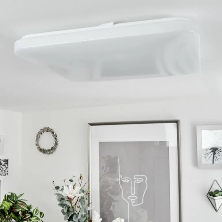 Plafonnier Melres LED Blanc, 1 lumière