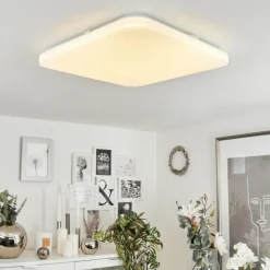 Plafonnier Melres LED Blanc, 1 lumière
