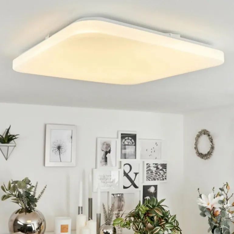 Plafonnier Melres LED Blanc, 1 lumière