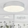 Plafonnier Mentque LED Argenté, 1 lumière